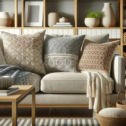 Woven Pattern Cushions