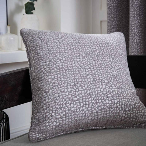 Eros Chenille Jacquard Cushion Champagne 