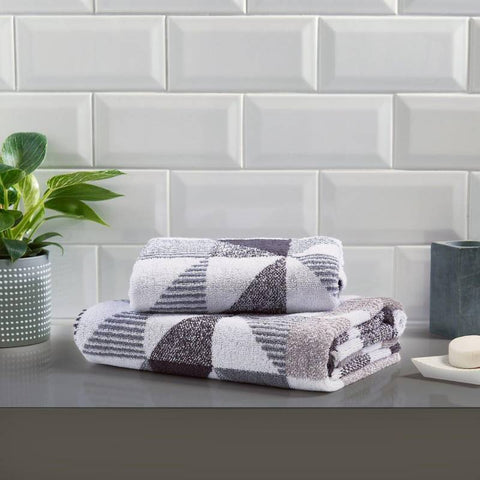 Hendra 100% Cotton Jacquard Towel Monochrome 