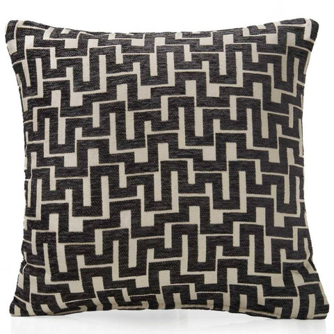 Novo Chenille Charcoal Cushion Cover