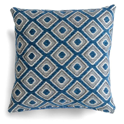 Pisa Chenille Navy Cushion Cover 17'' x 17''