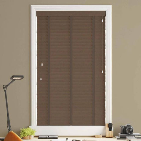 Starwood Bali Made to Measure Wood Venetian Blind with Husk Tapes