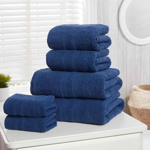 Camden Midnight Blue 6 Piece Towel Bale Set