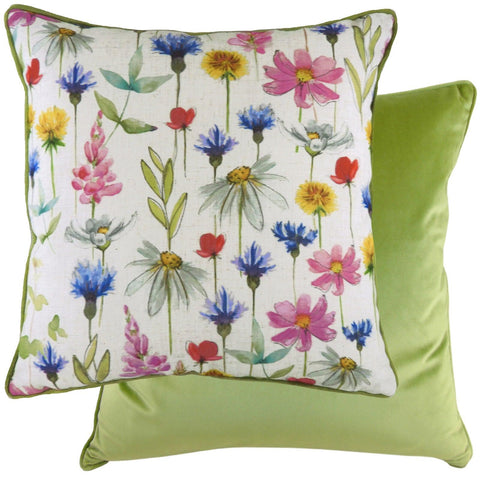 Wild Flowers Sophia Floral Multicolour Cushion Covers 17'' x 17''