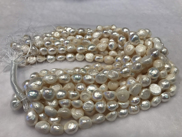 Strands Of Loose Pearls 13-15mm Potato Pearl White – Pearl Rack