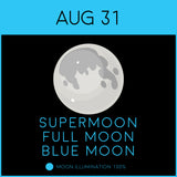 Supermoon Full Blue Moon