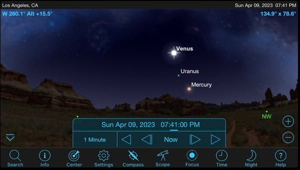 April 9th - Venus and Pleaides