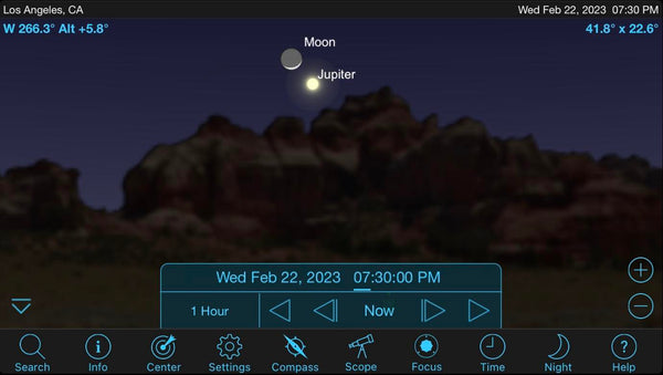 Jupiter and Moon Conjunction