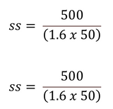 Shutter Speed equation