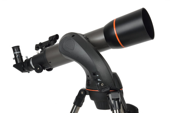 celestron nexstar 102 slt refractor telescope with fully automated hand control