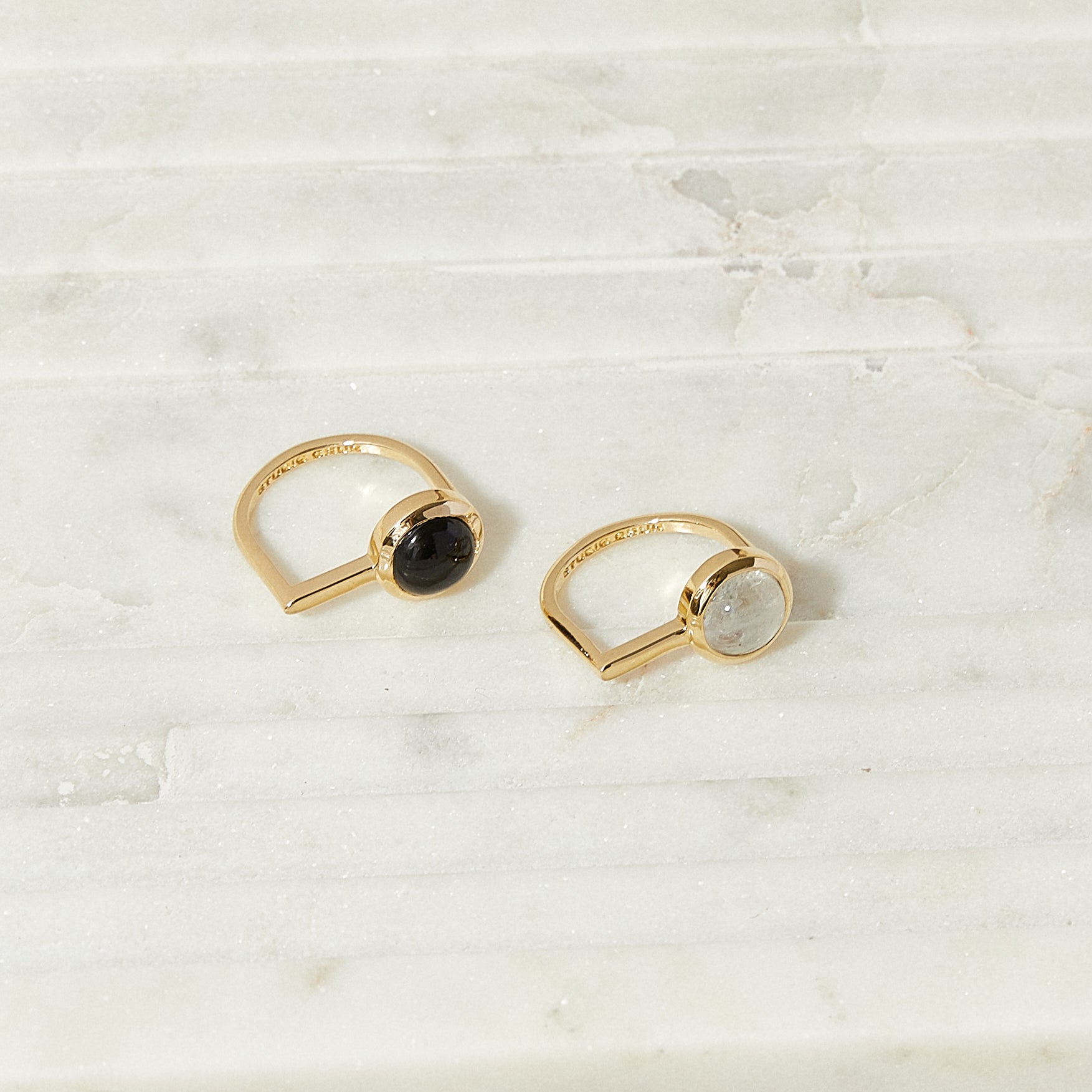 Sylvie Ring in Black Onyx