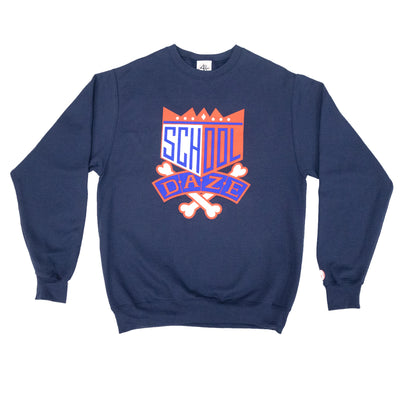 School Daze Crew Neck Sweatshirt - Purple/Gold/White – S.J