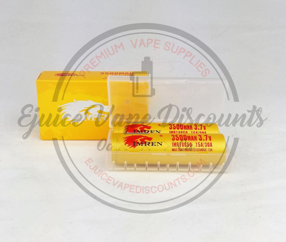 3500mah Imren 15A/30A battery $10.99 - Ejuice Vape Discounts