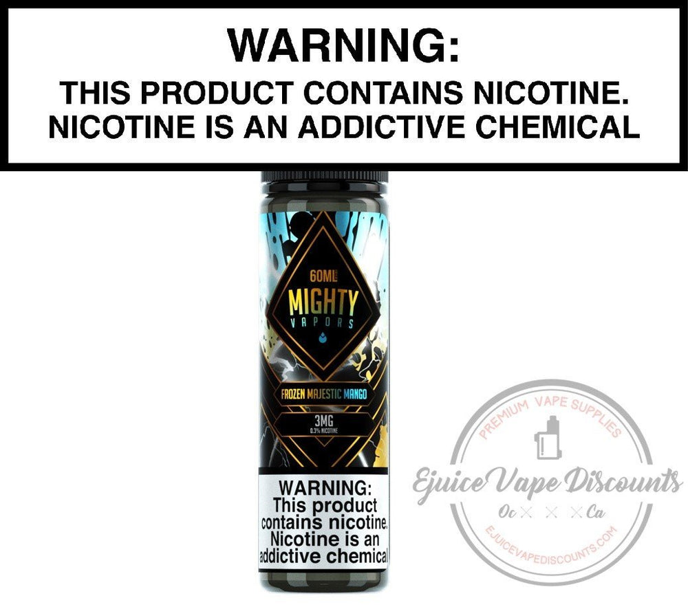 Mighty Vapors Ejuice 0 Frozen Majestic Mango by Mighty Vapors 60ml
