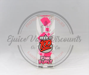Keep It 100 Pink Burst 100ml - Ejuice Vape Discounts