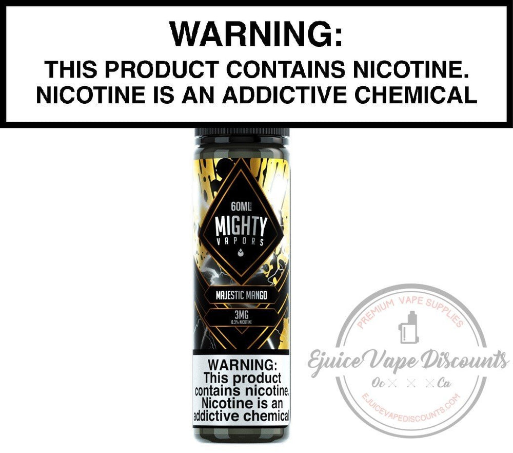 Mighty Vapors Ejuice 0 Majestic Mango by Mighty Vapors 60ml