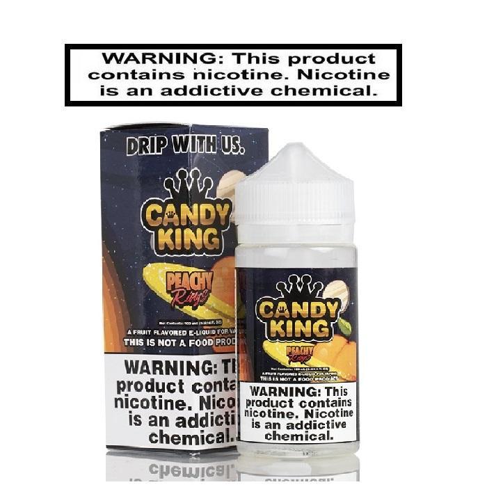Peachy Rings 100ml by Candy king - Ejuice Vape Discounts