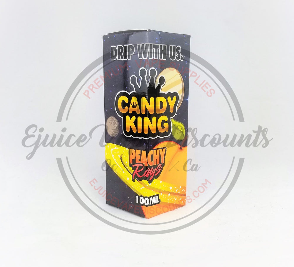 Peachy Rings 100ml by Candy king - Ejuice Vape Discounts