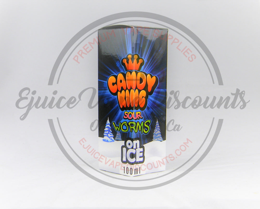 Sour Worms on ICE 100ml by Candy King - Ejuice Vape Discounts