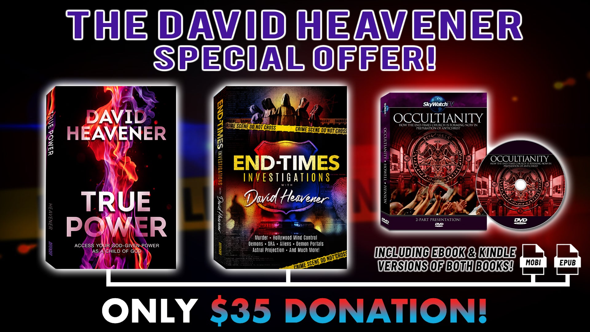 The David Heavener Special Offer - SkyWatchTVStore.com product image