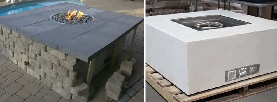 fire pit enclosures that are unfinished fire pits or unfinished surfaces