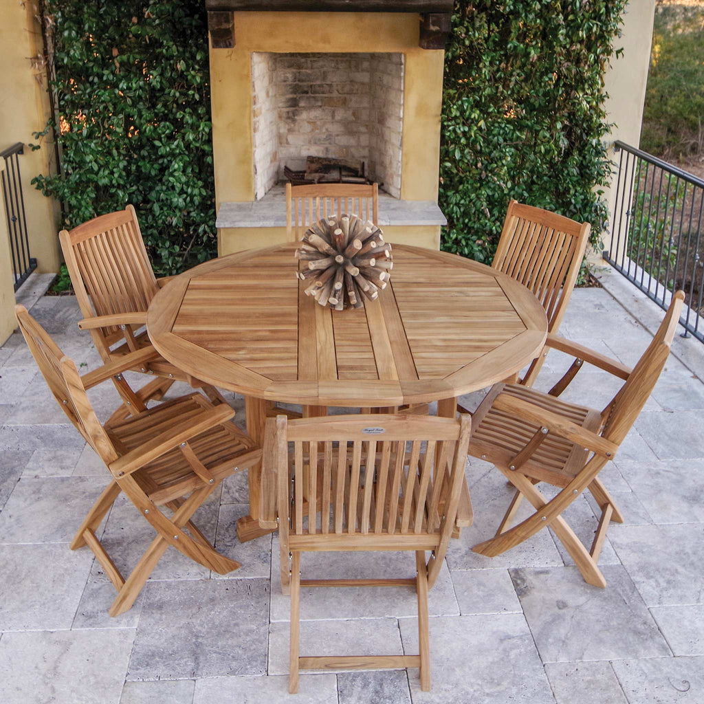 drop leaf garden table