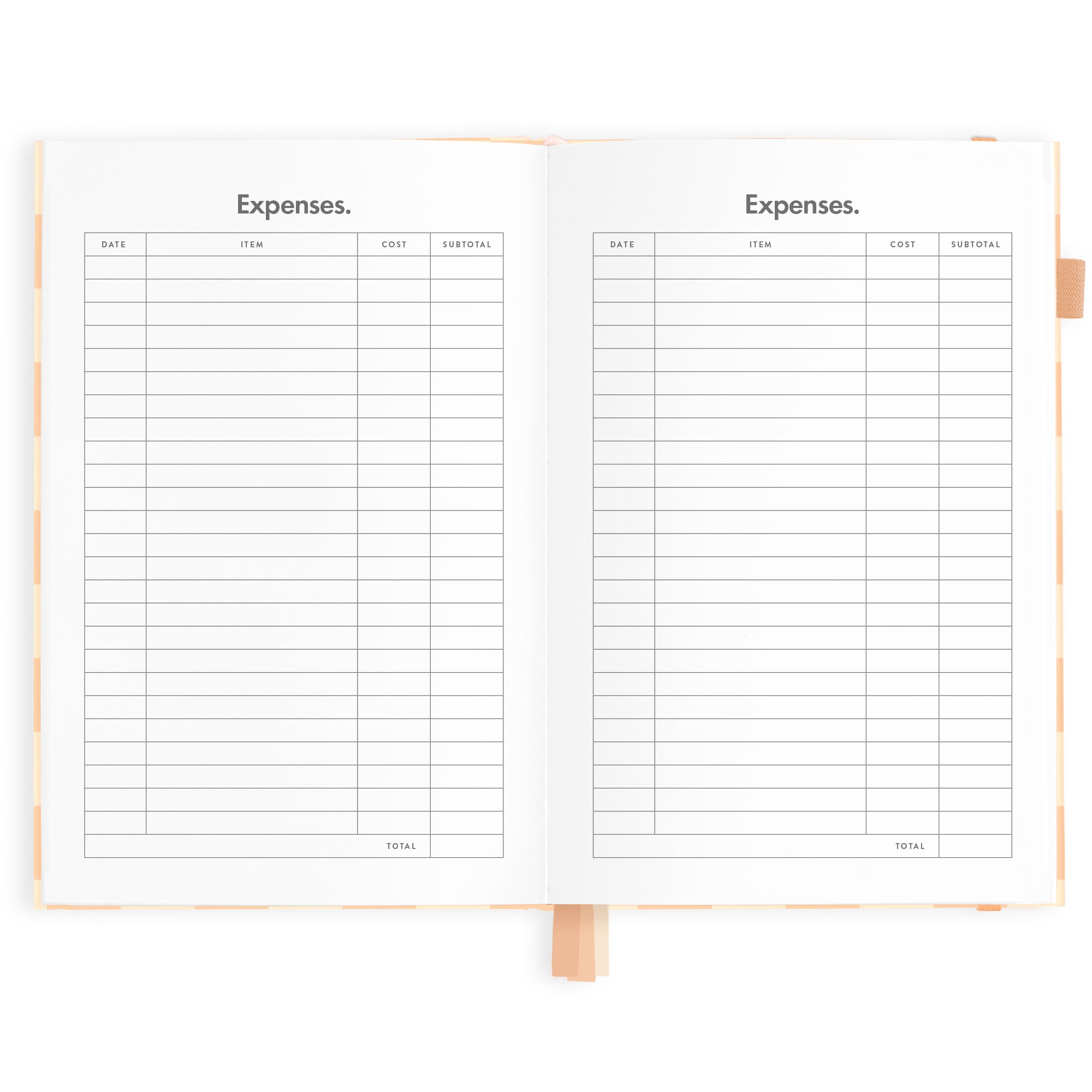 2025 A5 Horizontal Planner - Salmon Check