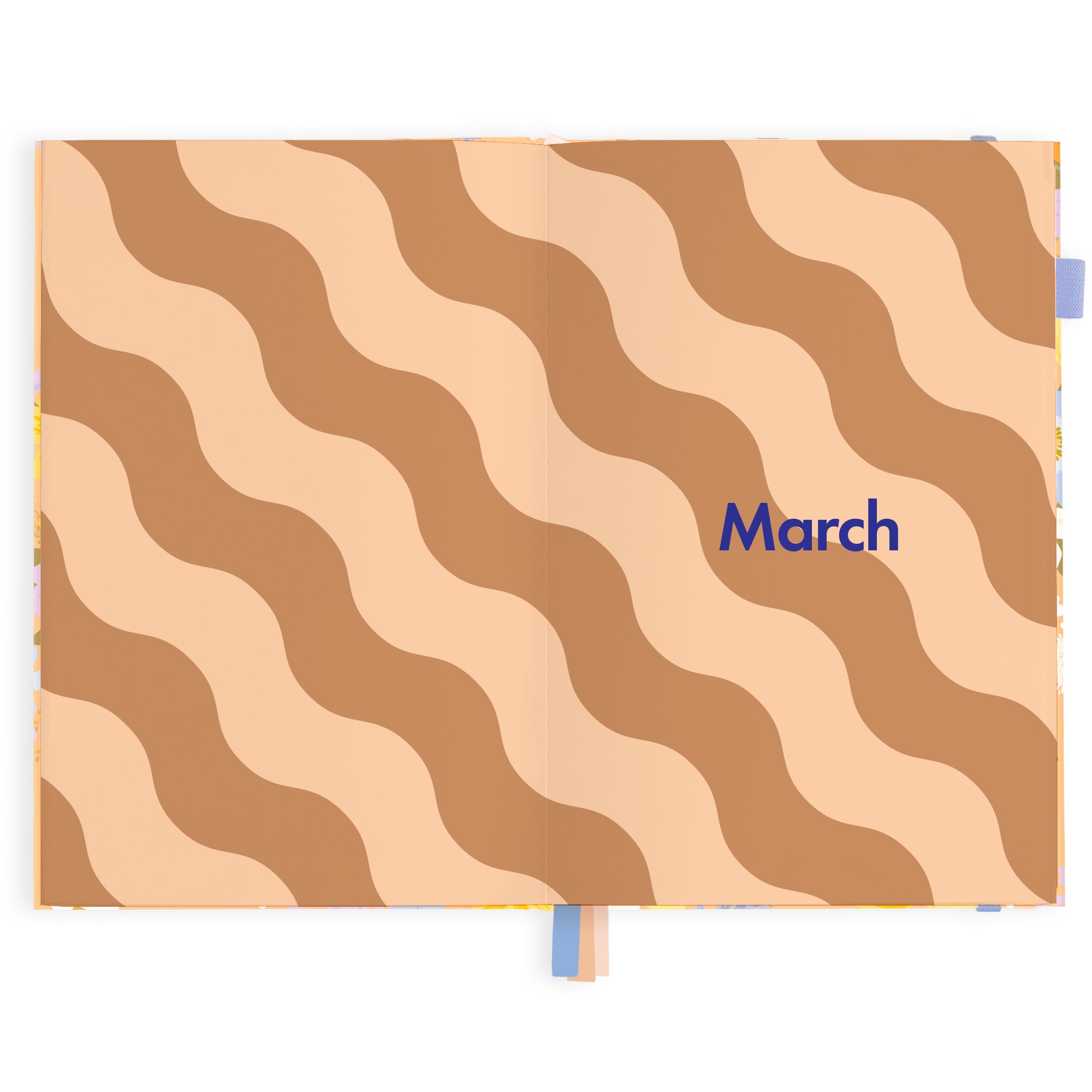 2025 A5 Vertical Planner - Botanika Peach