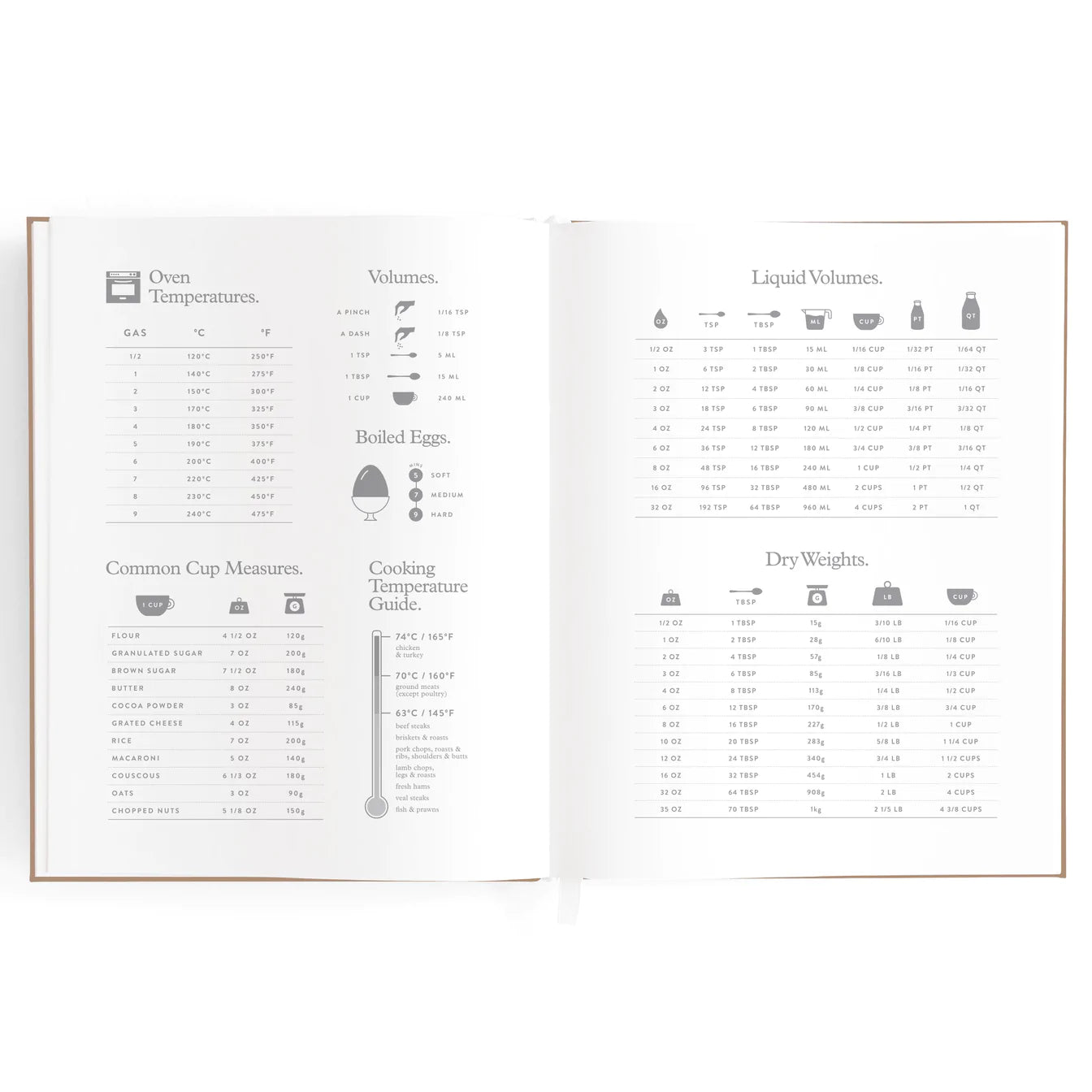 Recipe Journal with 'Latte' Linen Hardcover