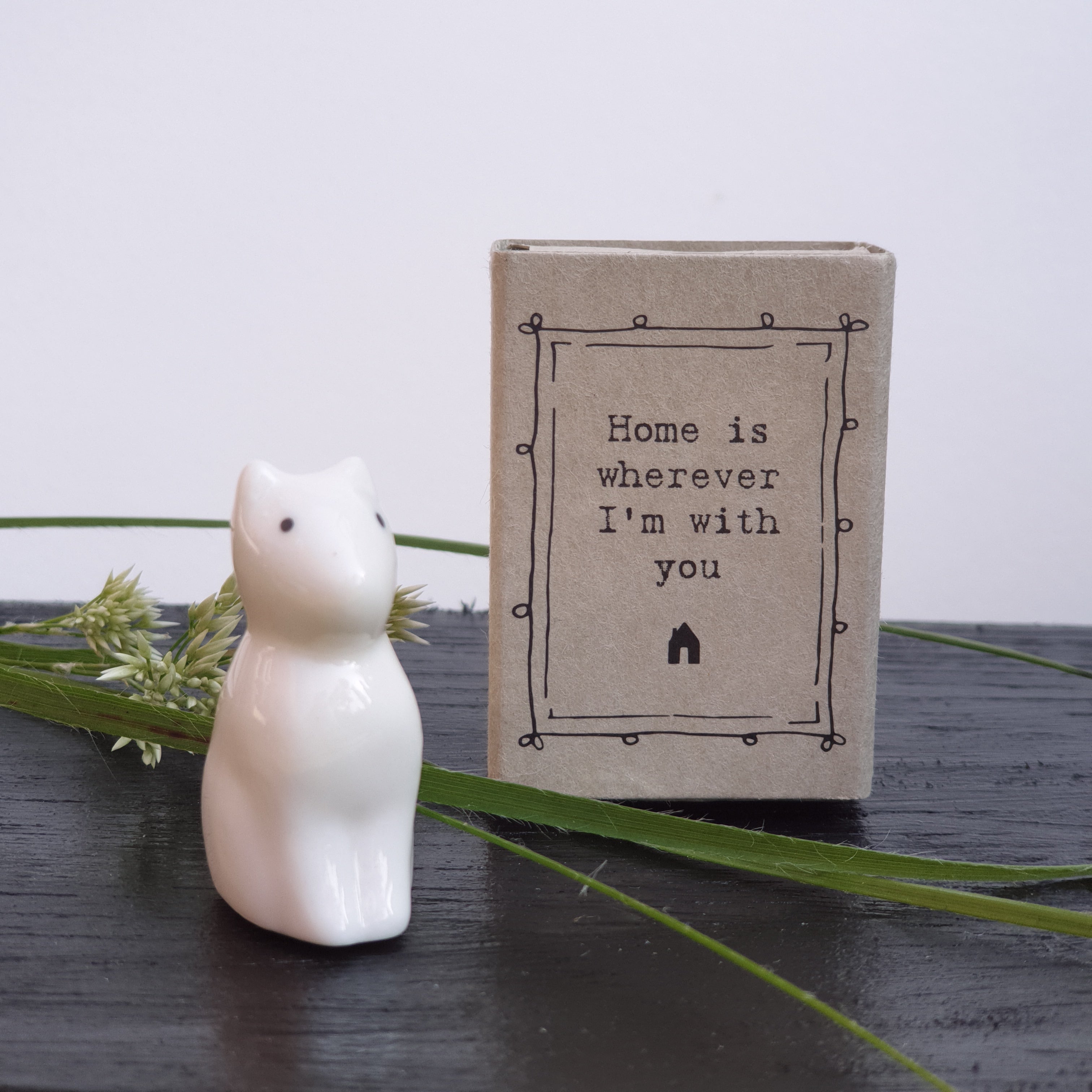 Matchbox Porcelain Cat – Whynot Gallery
