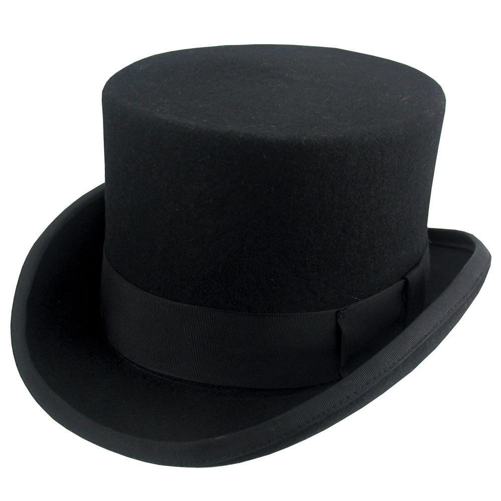 Avenel Wool Felt Coachman Top Hat | City Hatters