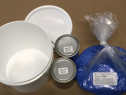 Epoxy Grout Grout360 Bucket Aggregate Parts A and B