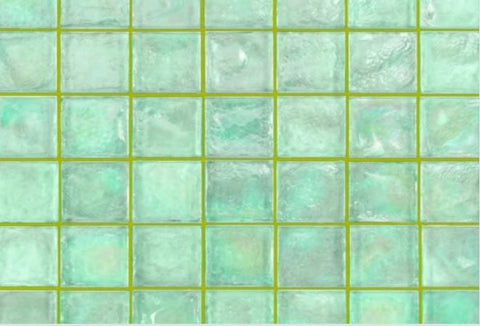 Avocado Grout with Green Glass Tile Grout Colors Selector