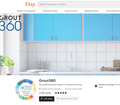 Etsy Store Front Grout360