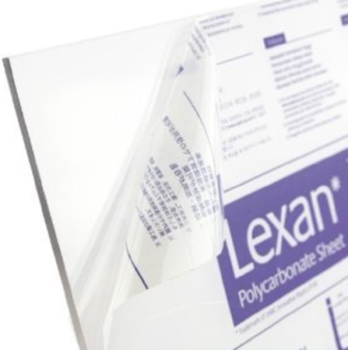 1/4 (6mm) Clear Polycarbonate 24x12 Sheet 0.220-0.236 Thick Lexan  Nominal Size AZM