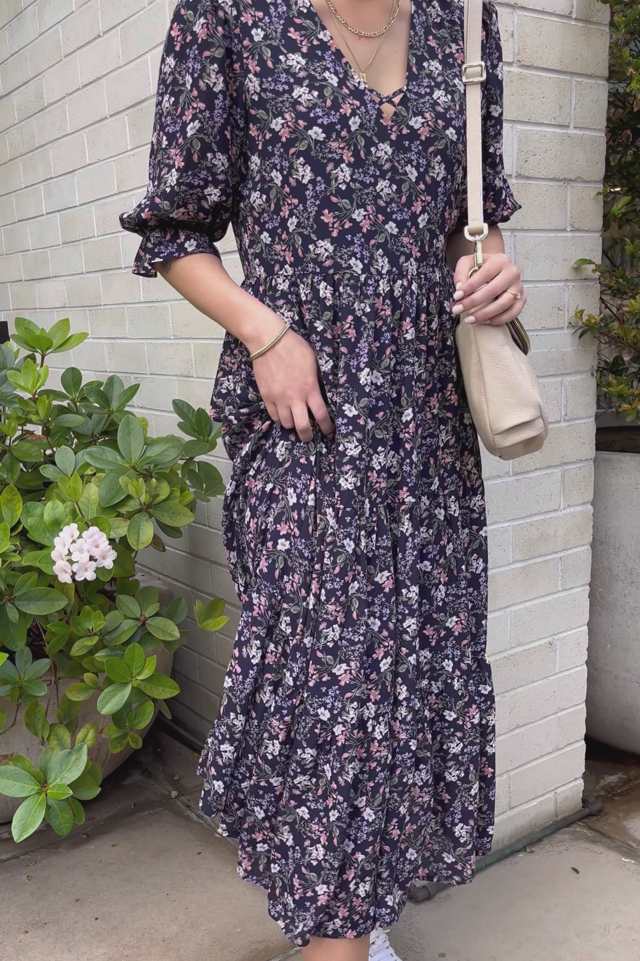 安心の関税送料込み Le Negresco Floral Dress herlipto - 通販 - www