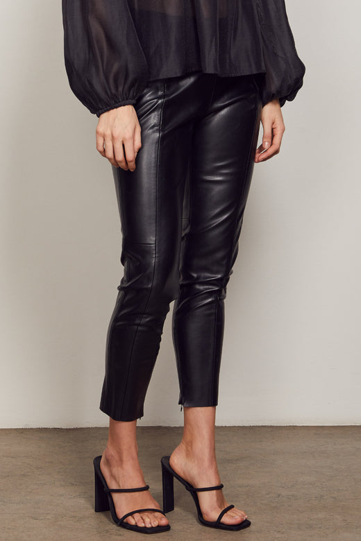 vegan leather pant
