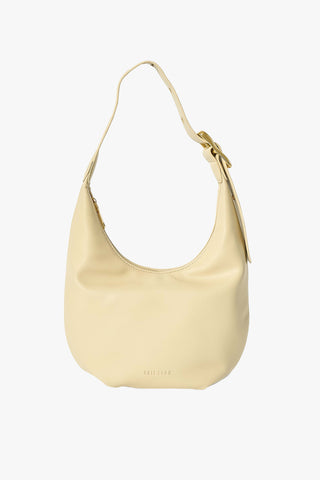 Small Croissant Cashew Gold Buckle Recycled PU Shoulder Bag