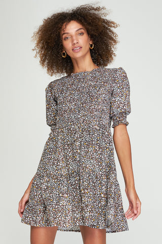 floral themed dinner dress