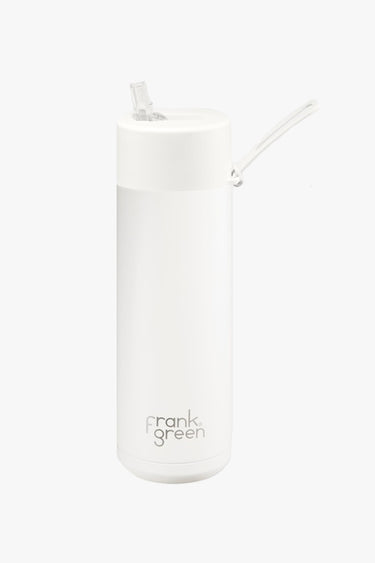 Frank Green Blushed Ceramic Lined Reusable Bottle with Straw Lid, 1 EA