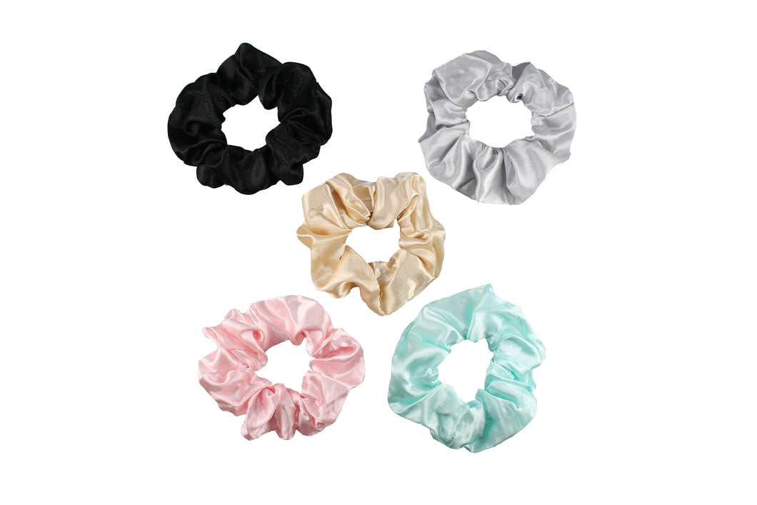 5 Pack Hair Scrunchies Gift Box (Multiple color options) – Morning Glamour