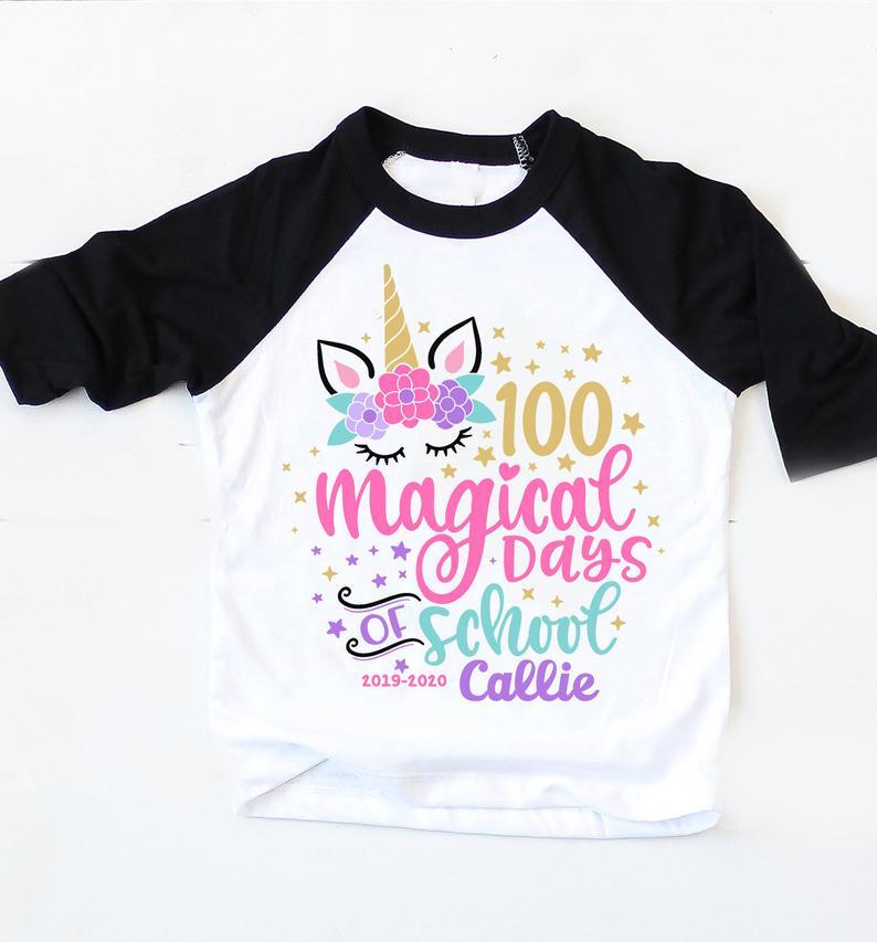 100 Days of School Shirt  Unicorn – SweetTeez LLC