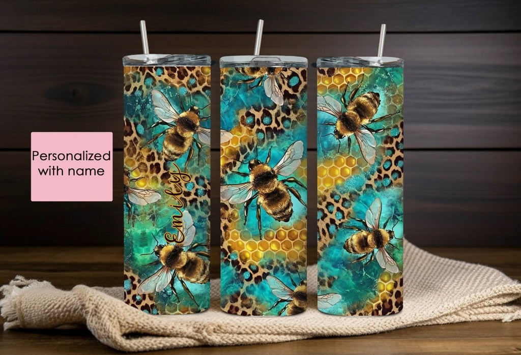 Bee Tumbler For Women, Bee Gifts, Bee Tumbler With Straw, Be - Inspire  Uplift