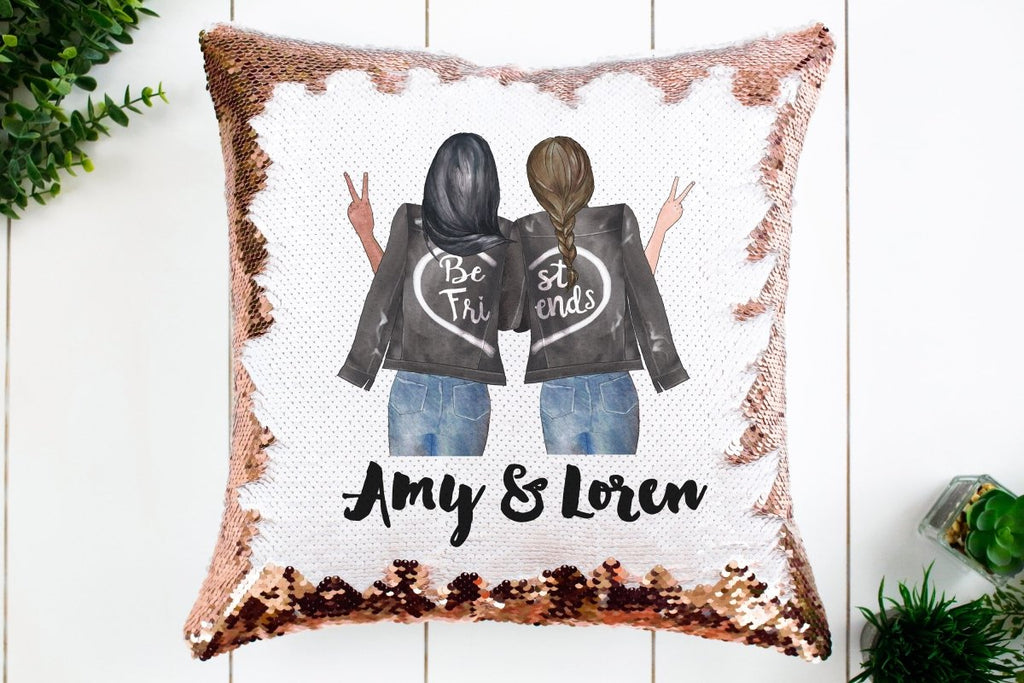 Photo BFF Gift, Bestie Custom Photo, Best Friend Gift, Friendship Pillow,  Friend Birthday Gift, Friendship Keepsake, Custom Quote Pillow - Etsy