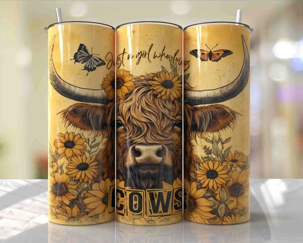 4th of july tumbler, with straw and lid, highland cow cup, patriotic g –  SweetTeez LLC