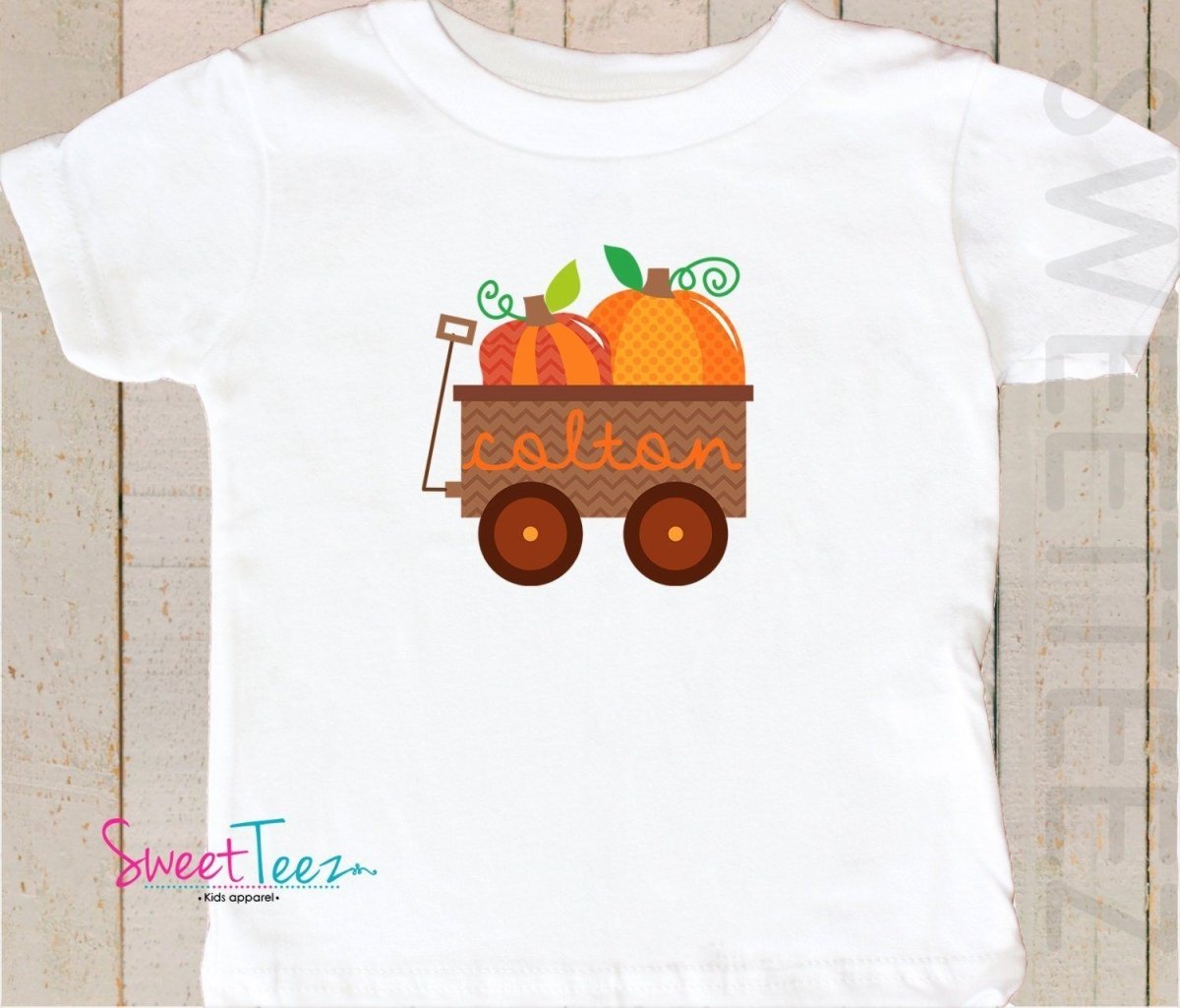 Monogrammed Pumpkin Shirt