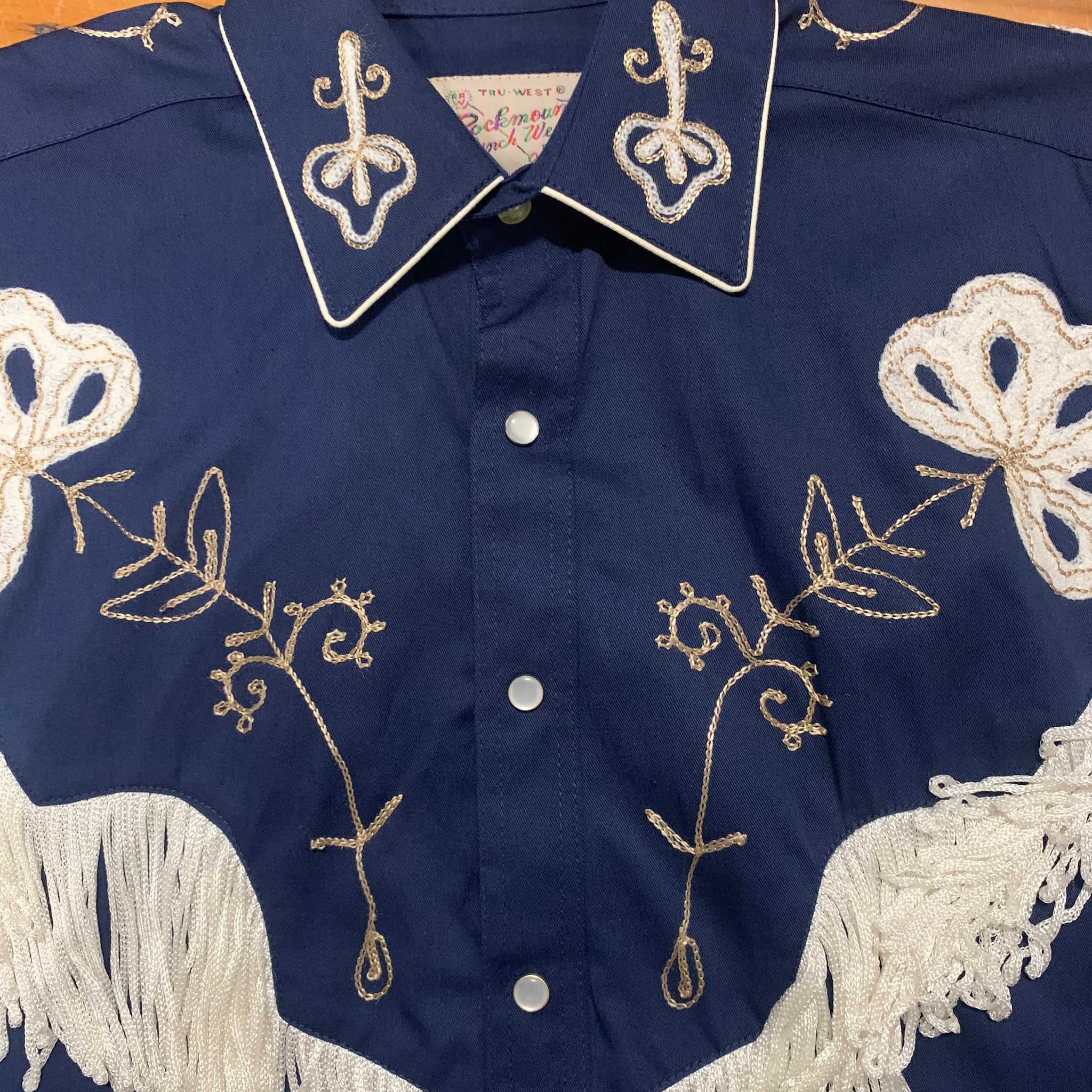 Rockmount Ranch Wear Western Shirt - Fringe Navy – Route 66 Sydney