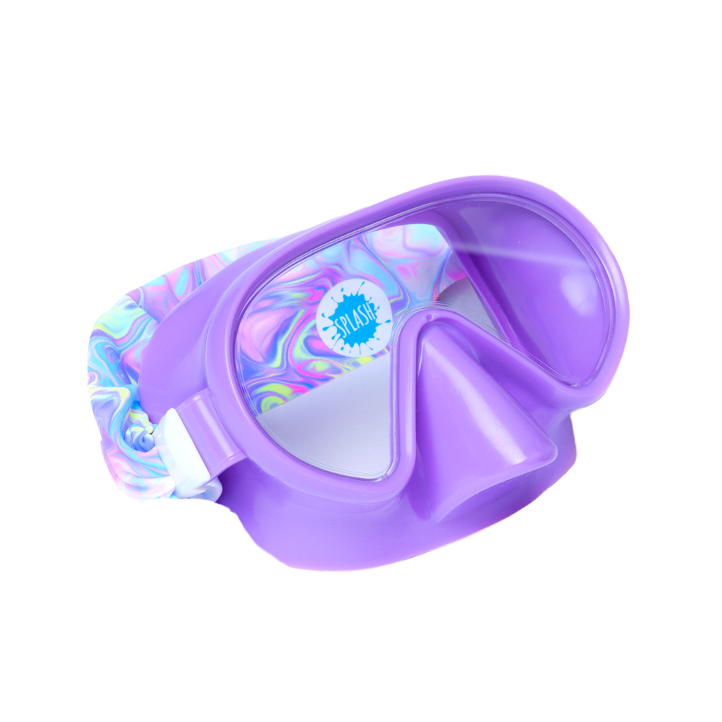 DISNEY Princess Purple Girls Swim Mask Anti Fog UV Protection (Ages 2-5)  B8/7