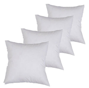 4 Pack - Throw Pillow Insert - All Sizes Available