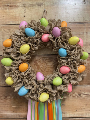 Easter Eggs Wreath